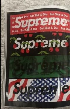 supreme BOXステッカー　4枚セット　限定品　激レア　まとめ売りのサムネイル