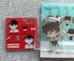名探偵コナンandst 特典アダストリア ブロックシール くじストラップ