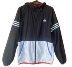 adidas アディダス ナイロンジャンパー スリーライン シャカシャカのサムネイル