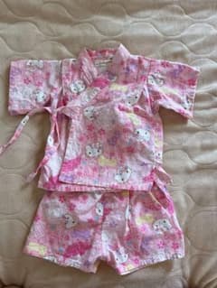 ハローキティ 甚平 ピンク 桜柄のサムネイル