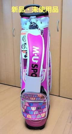 新品·未使用 M·Uスポーツ ゴ総柄キャディバッグのサムネイル