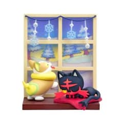 ポケモン ウィンドウシルコレクション ②ワンパチ＆ニャビーのサムネイル