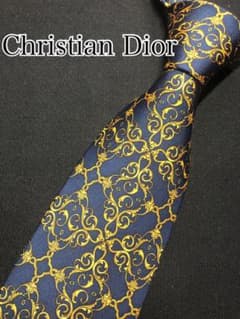 新品未使用★クリスチャンディオールChristian Diorネクタイ タグ付きのサムネイル