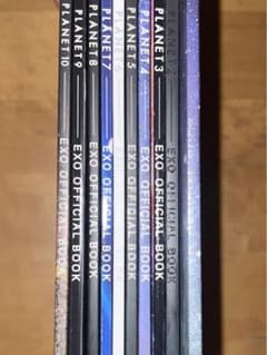 EXO OFFICIAL BOOK PLANET 1-10 セットのサムネイル