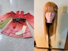 超かぐや姫 かぐや コスプレ衣装＋ウィッグ＋靴 フルセット - メルカリ