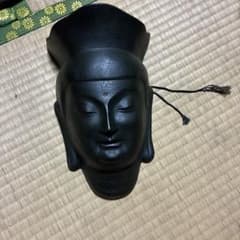 仏面 鉄製 壁掛け お面 仏像のサムネイル