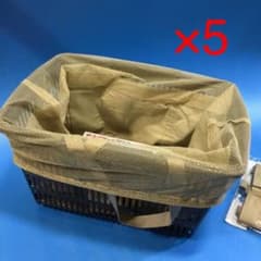 エコバッグ　カゴバック　レジカゴバック　5個セット即購入可のサムネイル