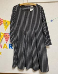 【新品•タグ付き】sm2 サマンサ モスモス　綿起毛ストライプワンピースのサムネイル