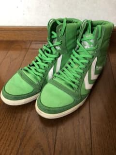 スニーカー hummel ハイカット 夏モデル グリーンのサムネイル