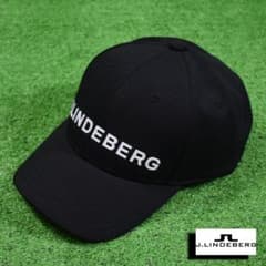 J.LINDBERG/ジェイリンドバーグ ゴルフ キャップ【ブラック】新品！