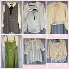 レディース 服 まとめ売り ブラウス ワンピース 量産 ガーリー リボンのサムネイル