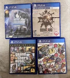 PS4 ゲームソフト 4本セット