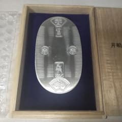 純銀 小判 100g 刻印あり 井嶋金銀工業株式会社製 日本製 新品同様 純銀 小判 100g 刻印あり 井嶋金銀工業株式会社製 日本製 新品同様