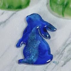 191.レジン製 うさぎモチーフ ヘアゴム - メルカリ