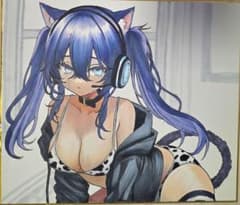 カ*す様 【色紙イラスト】猫耳ゲーマー女子　オリジナルのサムネイル