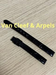 純正 Van Cleef & Arpels 時計用 レザーベルト ブラックのサムネイル