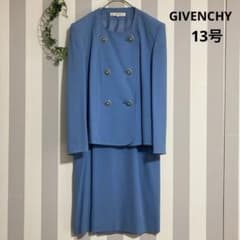 合馬公式アカウント2 GIVENCHY 金ボタン セットアップ GIVENCHY【L】セットアップスーツ◎訳あり ブルー ノーカラー