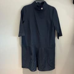 shetaシータ　ネイビー ハイネック 七分袖 ワンピースのサムネイル