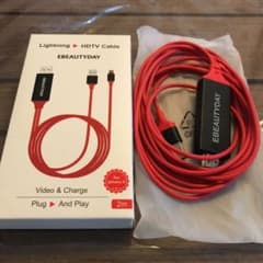 やすす様専用　hdtv cable  iPhone EBEAUTYDAY ２mのサムネイル