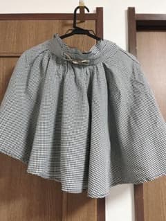 INGNI 白黒ギンガムチェック フレアスカート ミニ スカート　量産型 地雷系のサムネイル