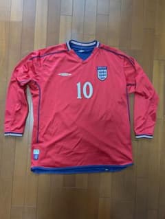 イングランド代表オーエン仕様♯10長袖2002W杯仕様カズ1993ドーハ日本