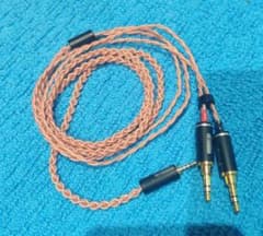 希少 NOBUNAGA Labs 神庭 ヘッドホン 2.5mm バランスケーブルのサムネイル