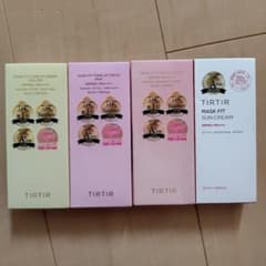 TIRTIR 마스크 피트 톤 업 크림 선크림 4개 세트
