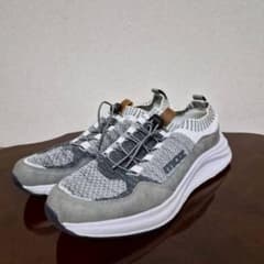 moz　モズ　ニットレースアップスニーカー メンズ 　グレー　 26.5cmのサムネイル