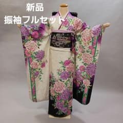 振袖フルセット(162)★全て新品　しつけ糸付き 新品仕立て済み 振袖フルセット しつけ糸 - メルカリ