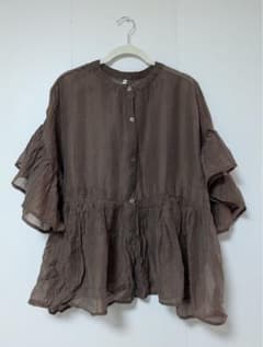 coca ブラウス　シアーシャツ　XLのサムネイル