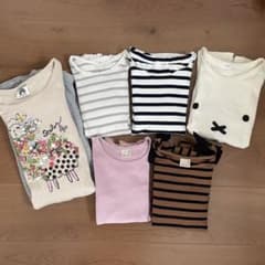 プティマイン、スカラー他　まとめ売り6点セット　女の子　130〜　長袖、半袖のサムネイル