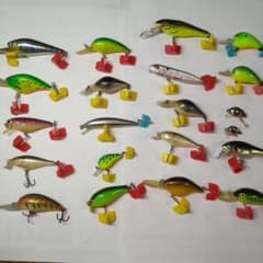 オールド ルアー 21個 (20個未使用) セット まとめ売り - メルカリ