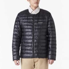 モンベル ラウンドネック ダウン ジャケットL 黒のサムネイル