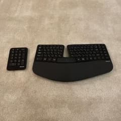 マイクロソフト　キーボード　ワイヤレス　人間工学デザインのサムネイル