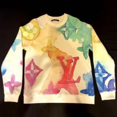 美品　Ｌサイズ　ウォーターカラージャイアントモノグラムスウェットシャツのサムネイル
