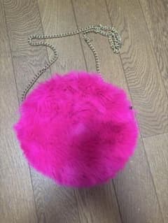 BROWNY ファー ショルダーバッグ ピンクのサムネイル