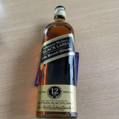 古酒 ジョニーウォーカー ブラックラベル 12年 未開栓750ml 黒金