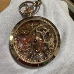 割引中！ARCA FUTURA 懐中時計 スケルトン 手巻きのサムネイル