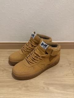 値下げ(希少、新品未使用)BAPE STAハイカットスニーカー ブラウン 