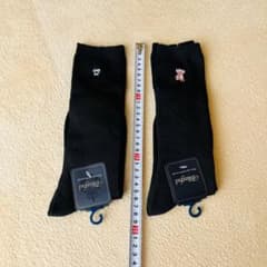 新品タグ付　スクール　ソックス　2足セット ブラック