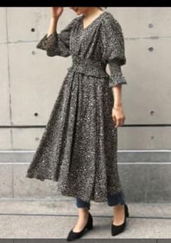 RANDA★ウエストシャーリングワンピースのサムネイル