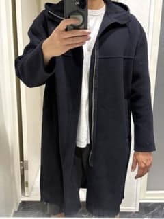 ZARA フード付きコート ウール62% 新品のサムネイル