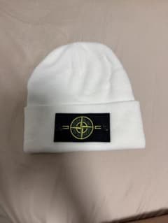 Stone Island ニット帽 ビーニー ホワイトのサムネイル