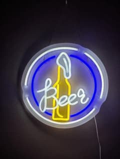 LEDビール ネオンサイン　USB接続のサムネイル