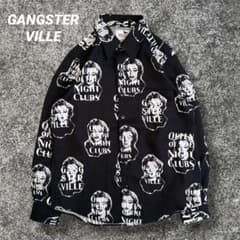 GANGSTERVILLE 長袖シャツ マリリンモンロー 総柄 即完売 M 美品