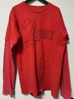 2pac vlone コラボロンT 長袖 ロングスリーブ - メルカリ