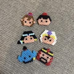 アイロンビーズ　アラジン　ツムツム風のサムネイル