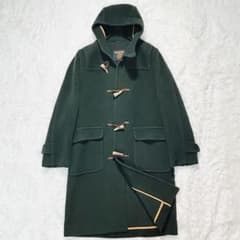 美品 インバーティア ダッフルコート ヘリンボーン 希少 旧タグ グリーン 38 美品 インバーティア ダッフルコート ヘリンボーン 希少 旧タグ