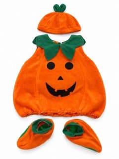 キッズ パンプキン コスチューム ハロウィン 仮装のサムネイル