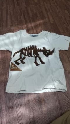 恐竜骨Tシャツ ホワイトのサムネイル